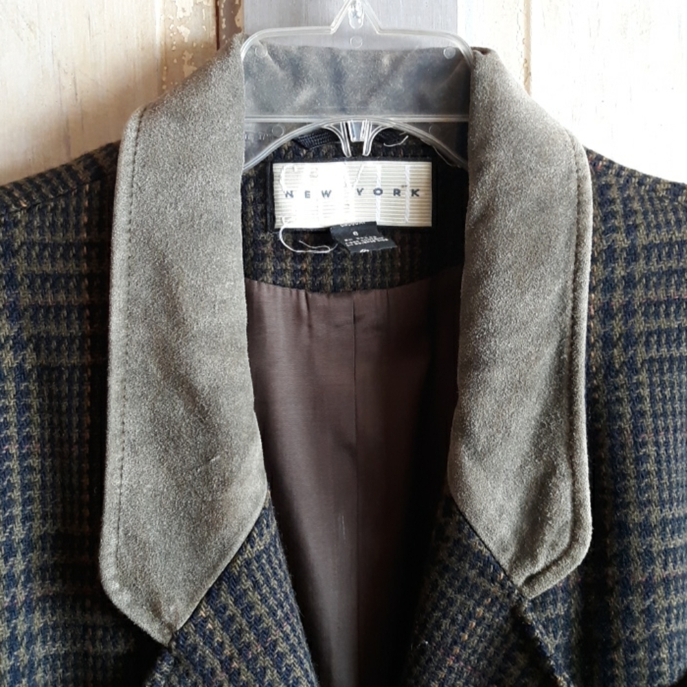 Vintage Wool New York Style Blazer Jacket - Picture 2 of 5